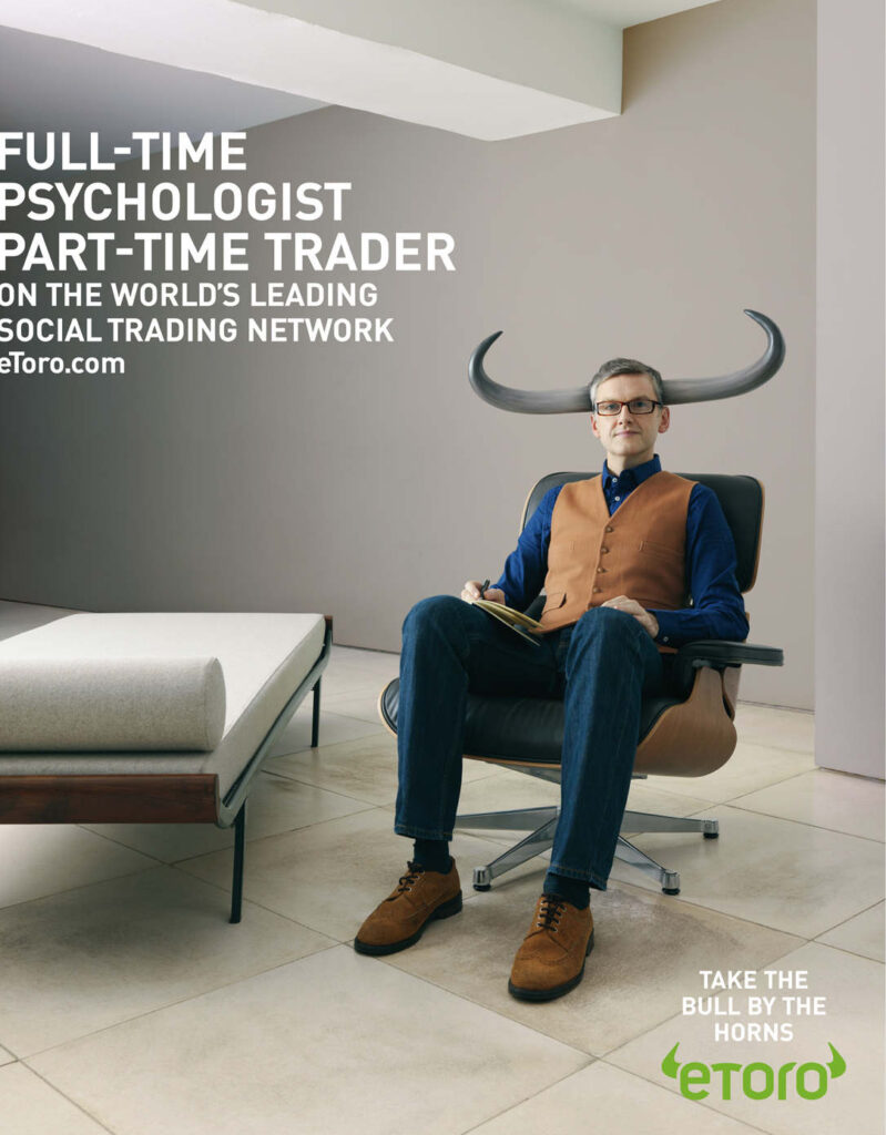 eToro 'Bull by the horns' marketing campaign